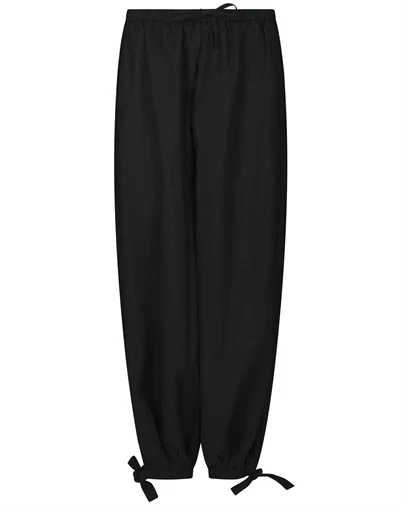 Neo Noir - Roxane Balloon Linen Bukser - Black